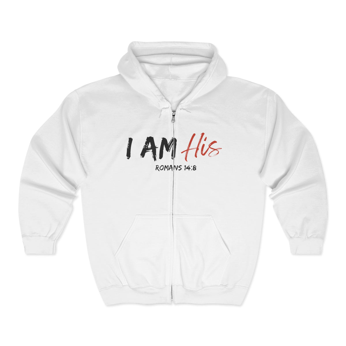 I Am His | Unisex Heavy Blend™ Full Zip Hooded Sweatshirt