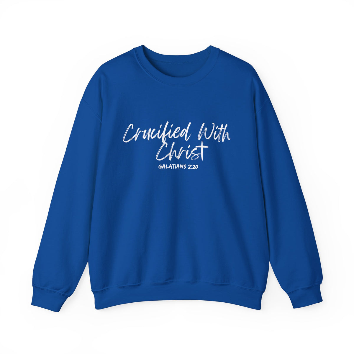 Crucified With Christ- Unisex Heavy Blend™ Crewneck Sweatshirt