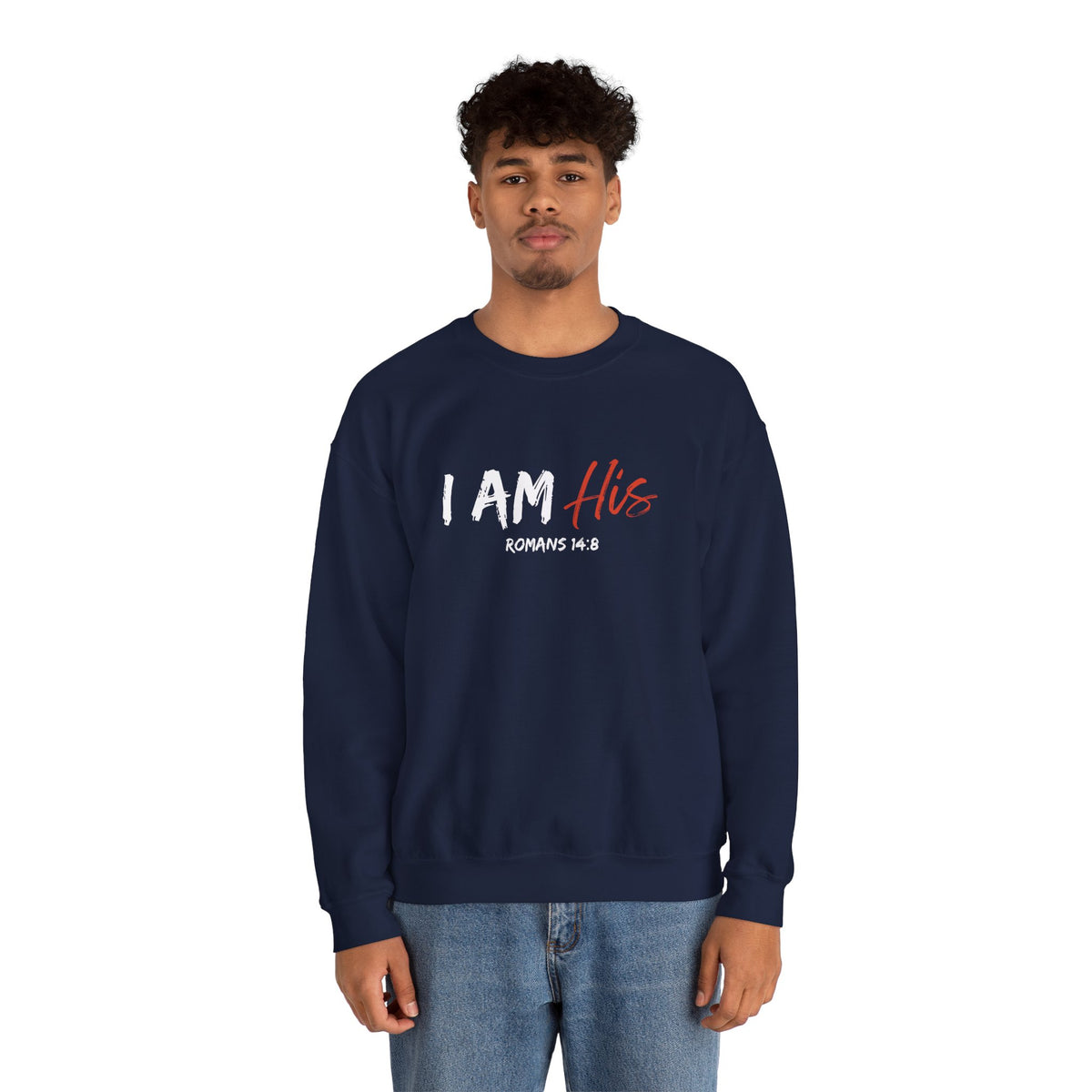I Am His- Unisex Heavy Blend™ Crewneck Sweatshirt