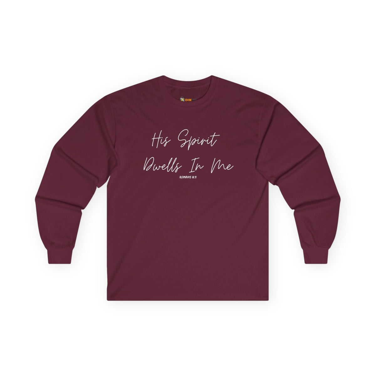 His Spirit Dwells In Me- Unisex Ultra Cotton Long Sleeve Tee