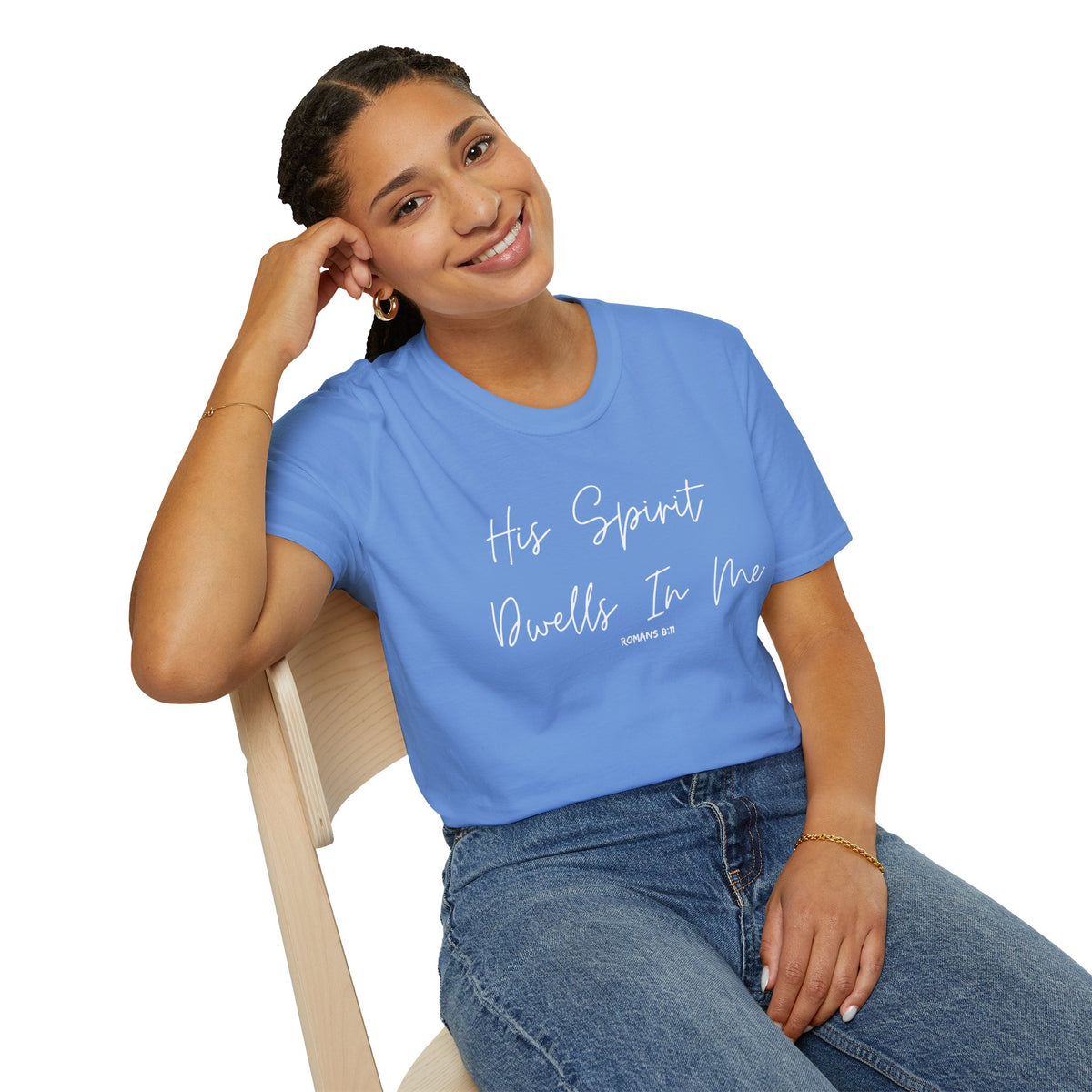 His Spirit Dwells In Me- Unisex Softstyle T-Shirt