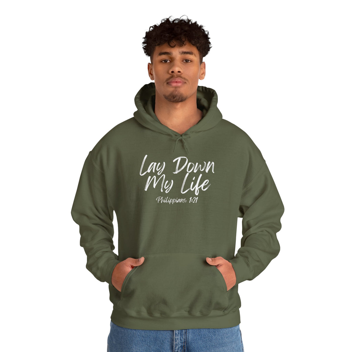 Lay Down My Life- Unisex Heavy Blend™ Hooded Sweatshirt