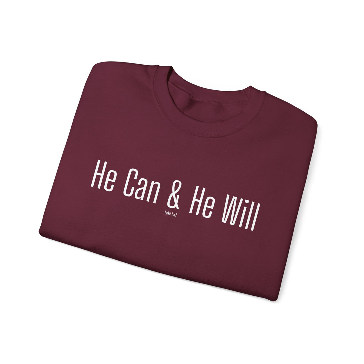 He Can & He Will | Men's Heavy Blend™ Crewneck Sweatshirt