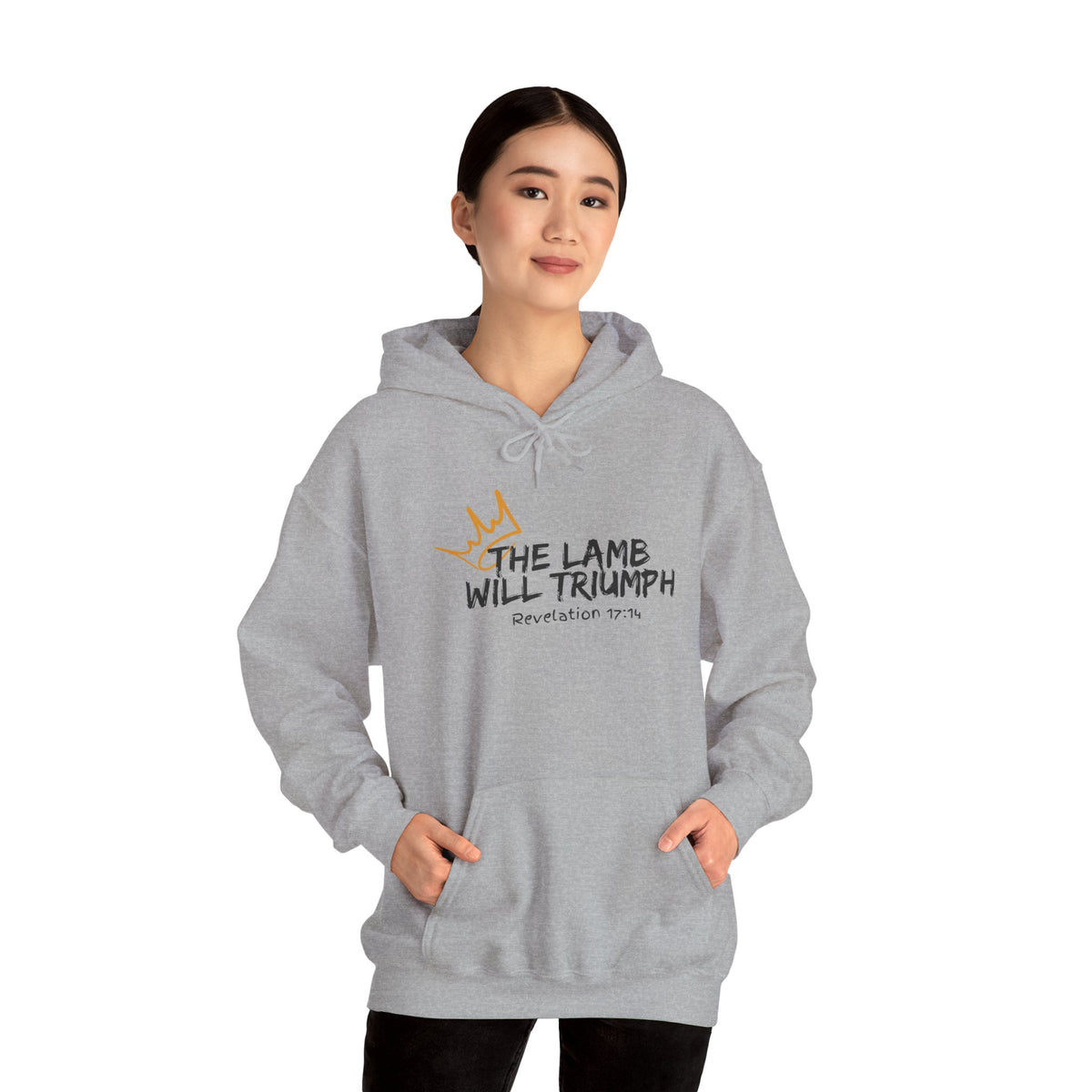 The Lamb Will Triumph Ver.2- Unisex Heavy Blend™ Hooded Sweatshirt