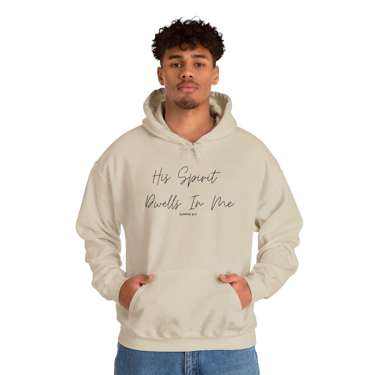 His Spirit Dwells In Me- Unisex Heavy Blend™ Hooded Sweatshirt