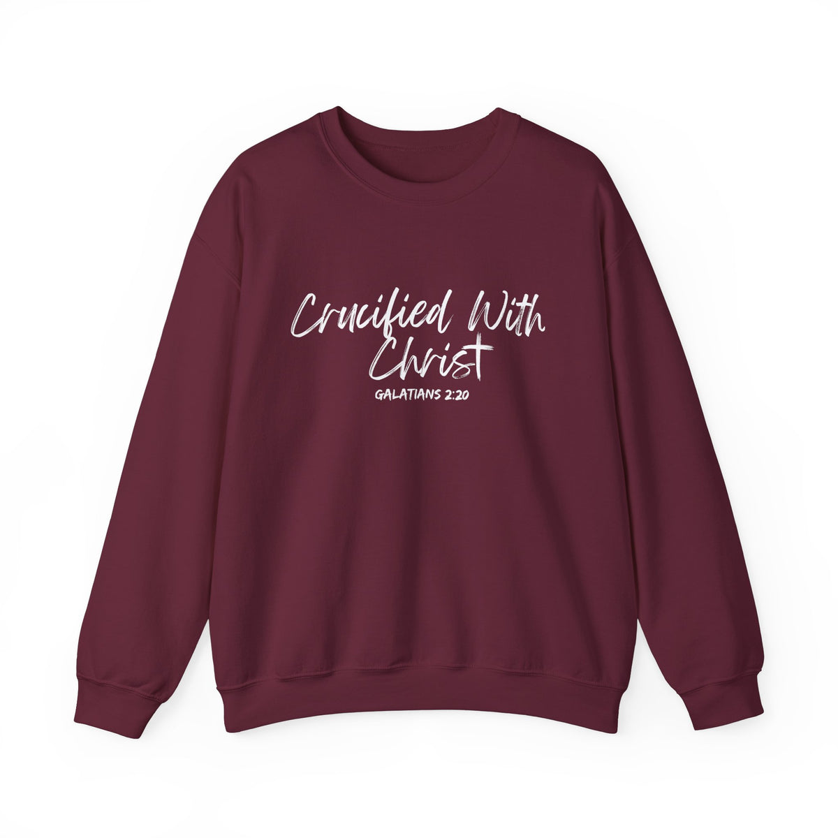 Crucified With Christ- Unisex Heavy Blend™ Crewneck Sweatshirt