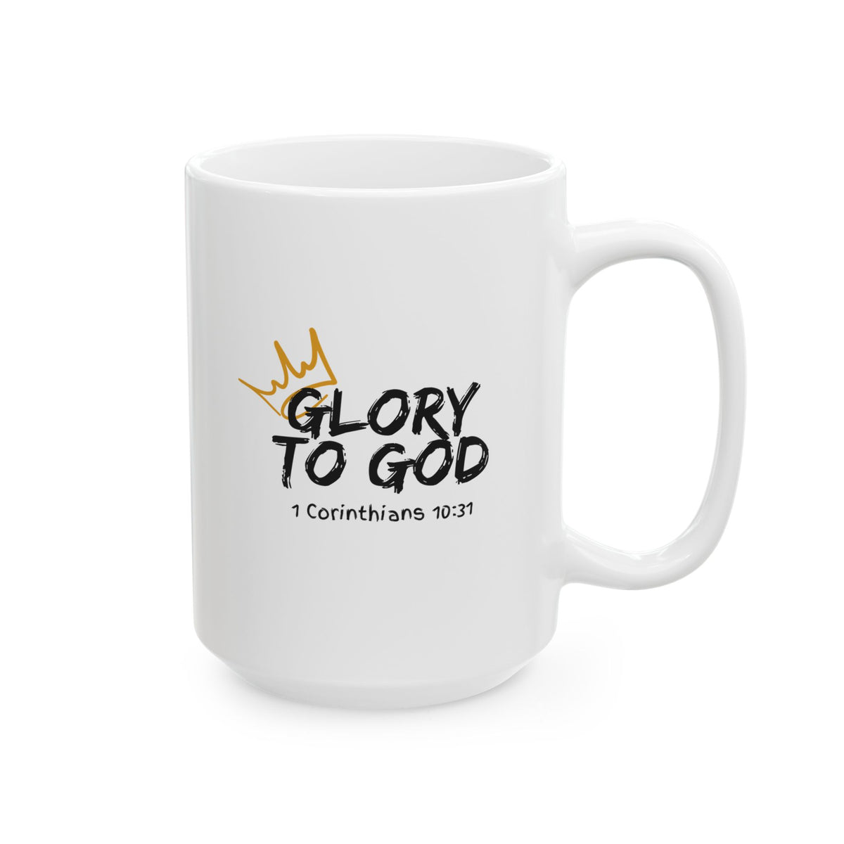 Glory To God- Ceramic Mug, (11oz, 15oz)