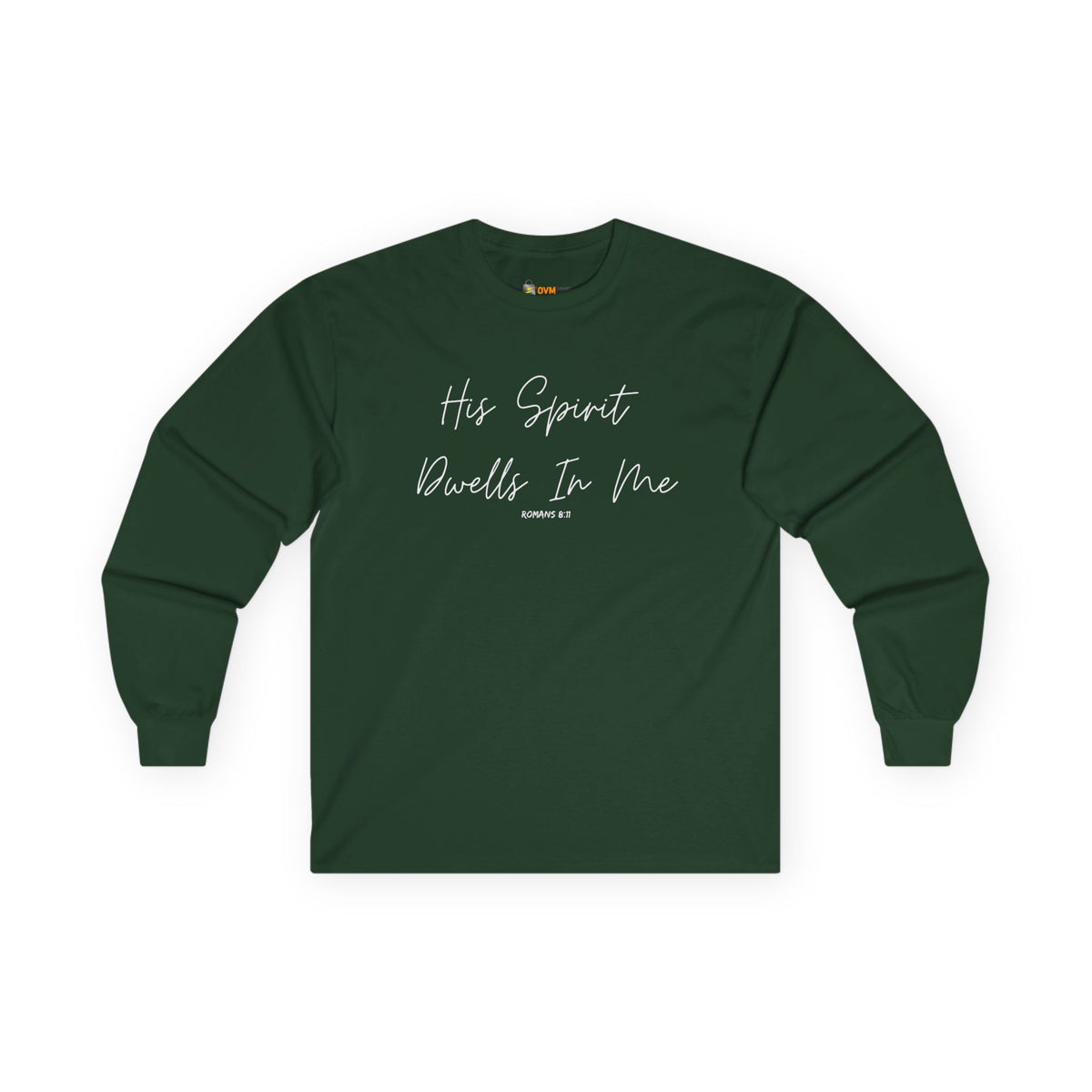 His Spirit Dwells In Me- Unisex Ultra Cotton Long Sleeve Tee