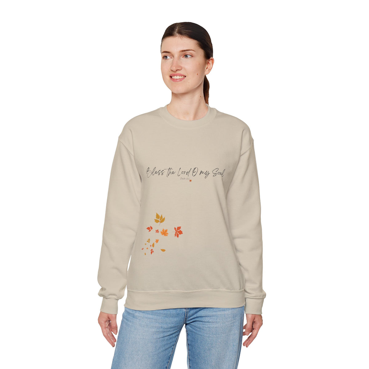 Bless The Lord O My Soul Ver. 2 | Ladies' Heavy Blend™ Crewneck Sweatshirt