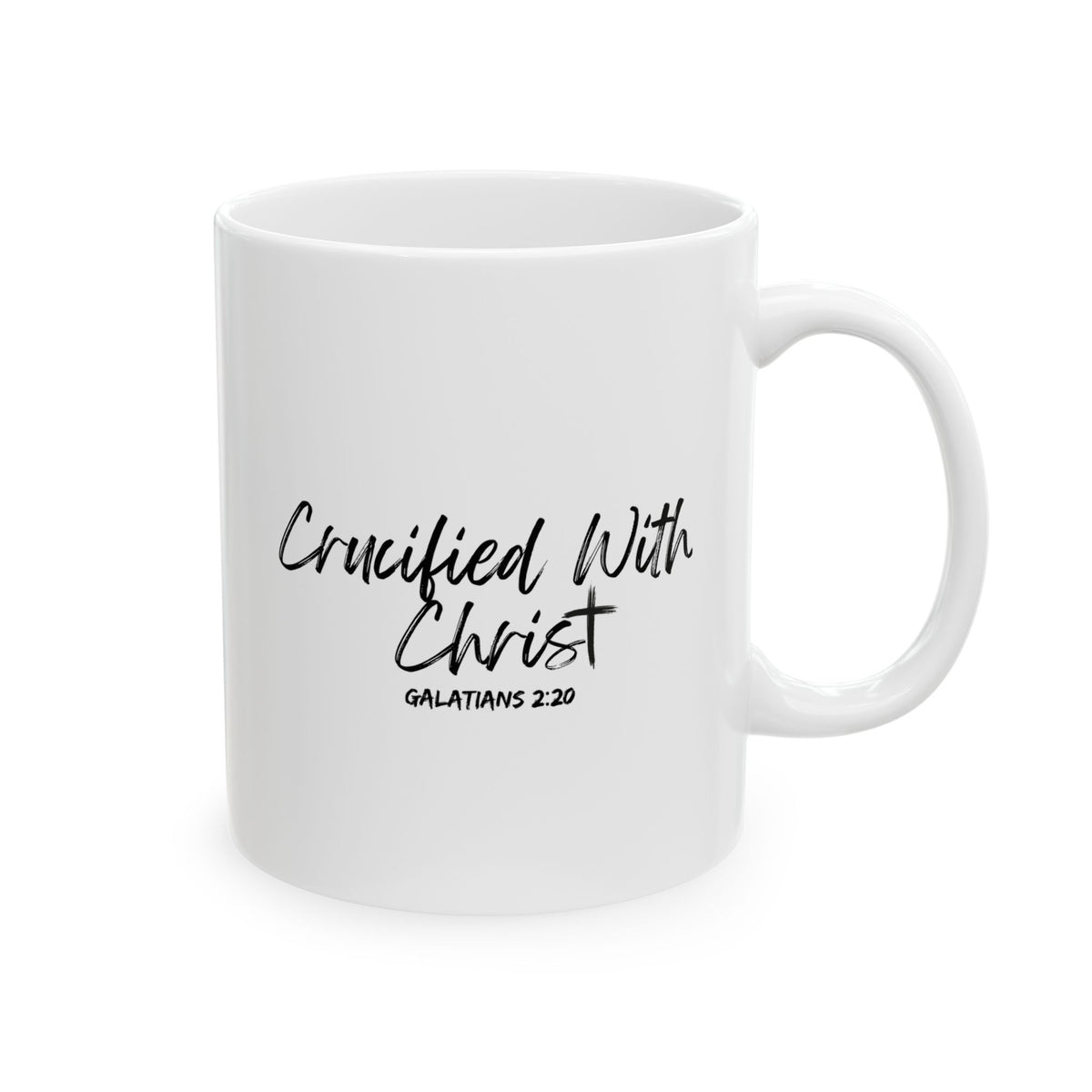 Crucified With Christ- Ceramic Mug, (11oz, 15oz)