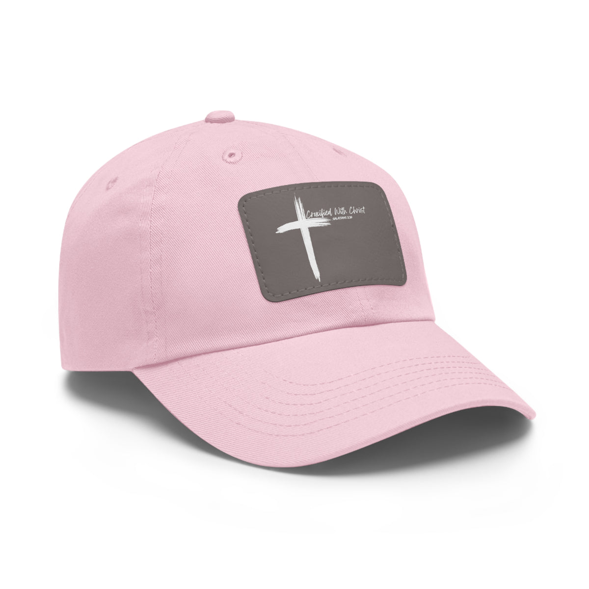 Crucified With Christ Ver.2- Dad Hat with Leather Patch (Rectangle)