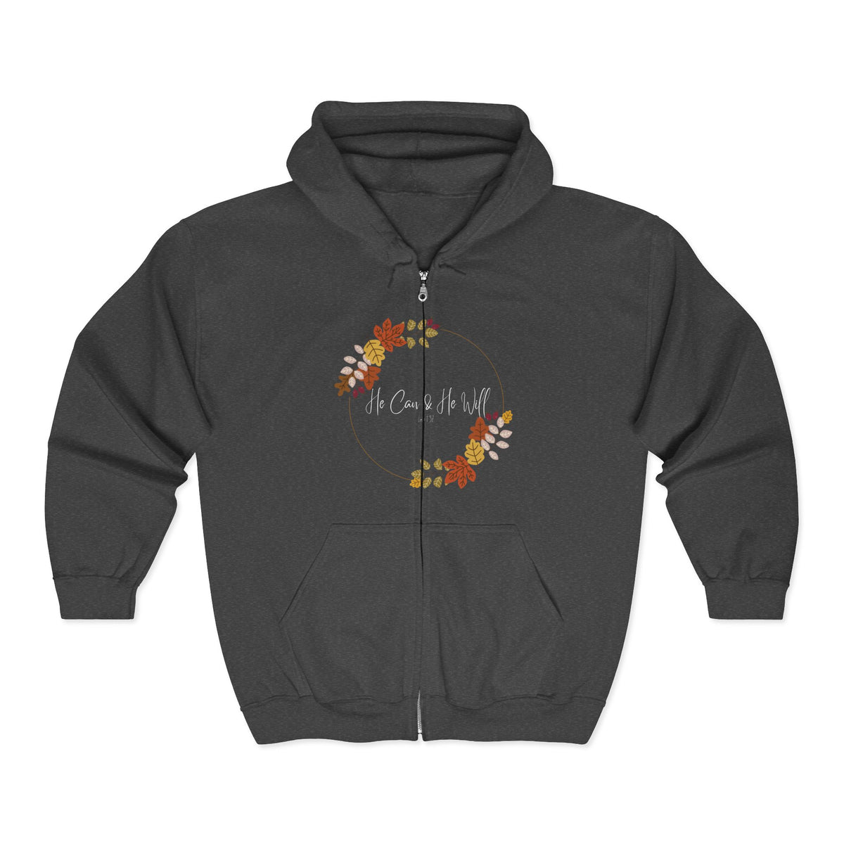 He Can & He Will | Ladies' Heavy Blend™ Full Zip Hooded Sweatshirt