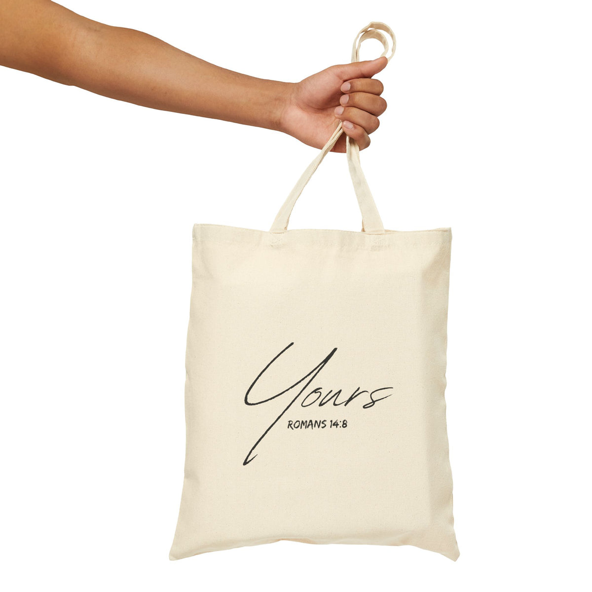 Yours- Cotton Canvas Tote Bag