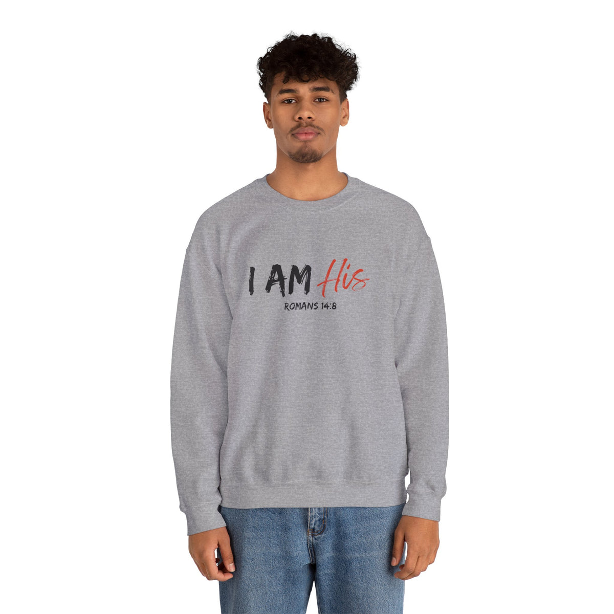 I Am His- Unisex Heavy Blend™ Crewneck Sweatshirt