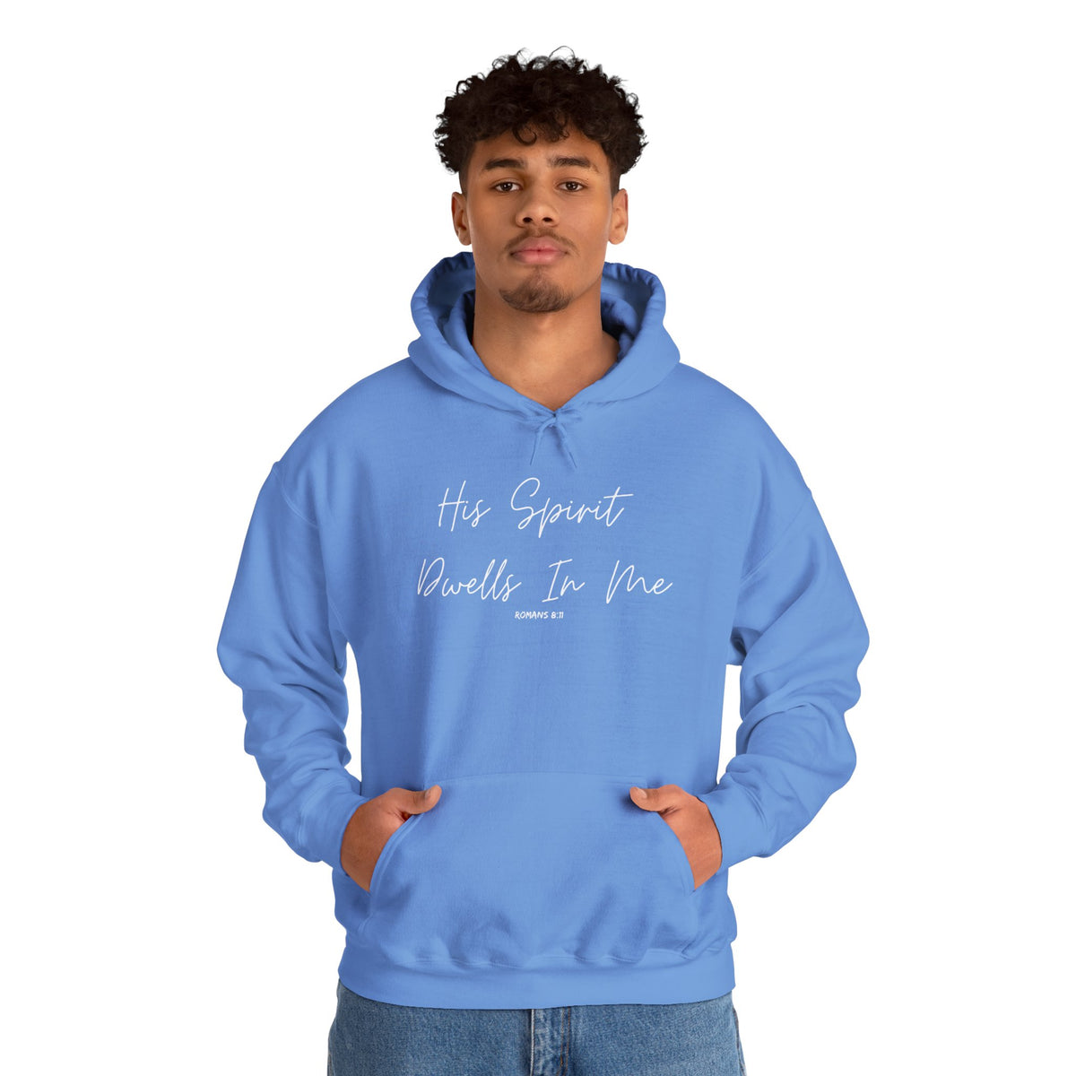 His Spirit Dwells In Me- Unisex Heavy Blend™ Hooded Sweatshirt