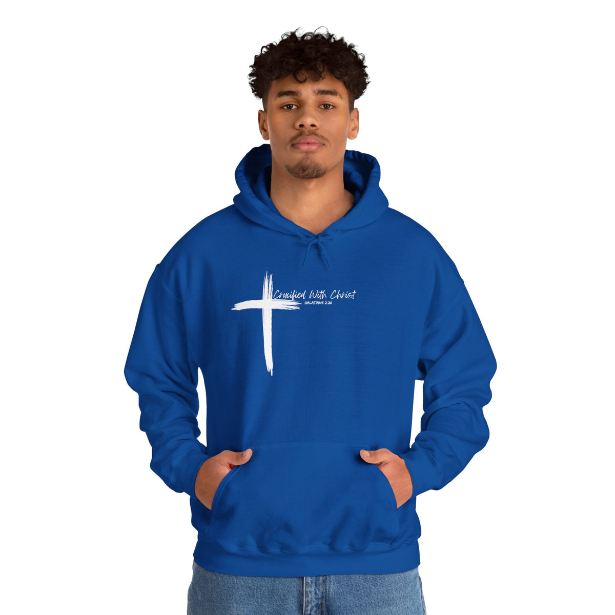 Crucified With Christ Ver.2- Unisex Heavy Blend Hoodie