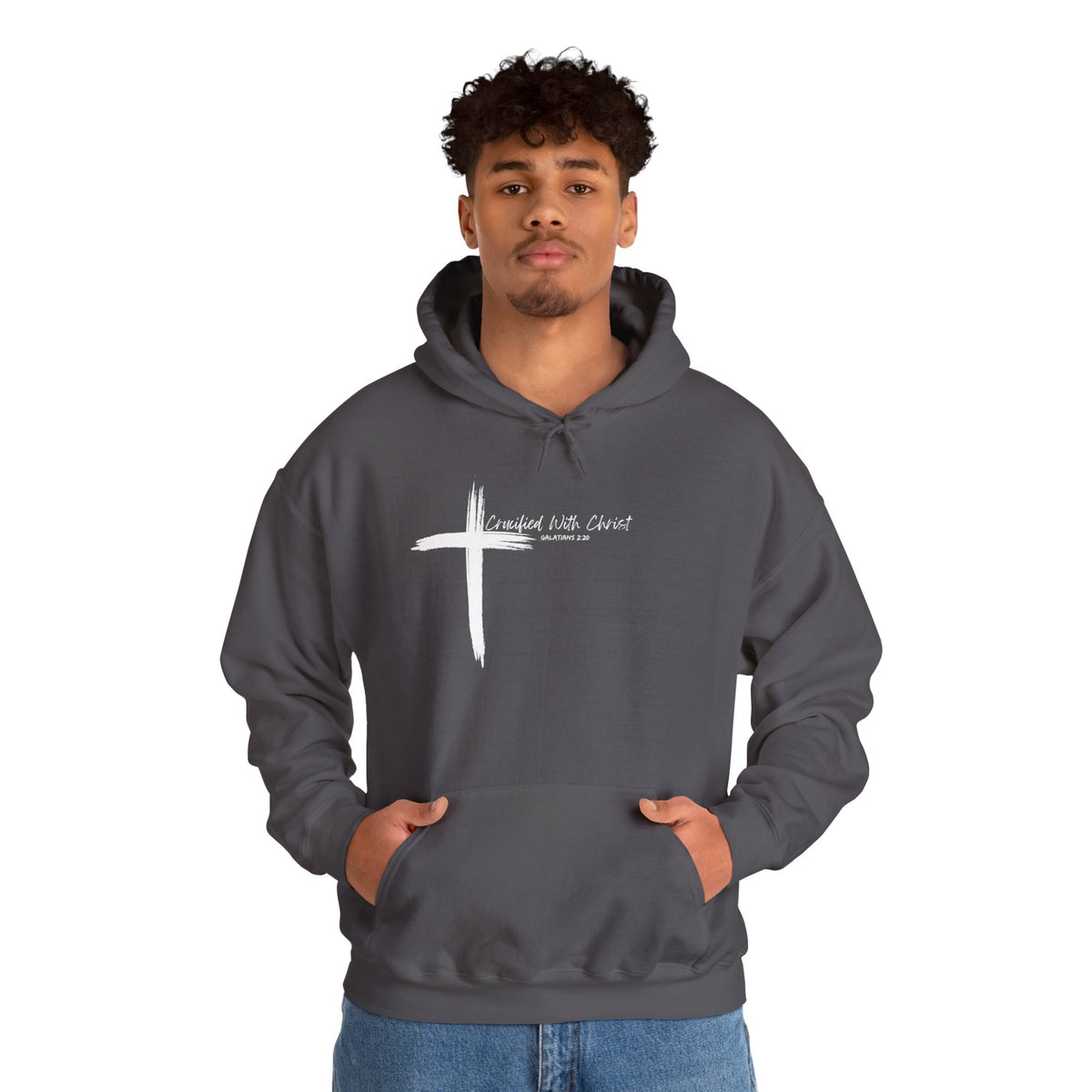 Crucified With Christ Ver.2- Unisex Heavy Blend Hoodie