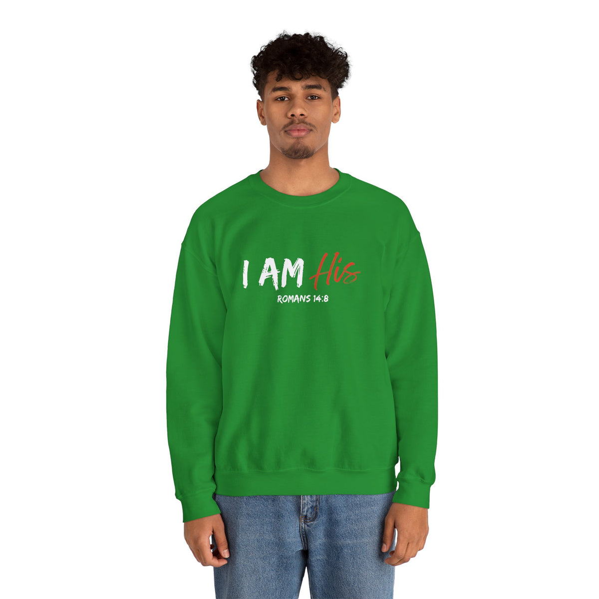 I Am His- Unisex Heavy Blend™ Crewneck Sweatshirt