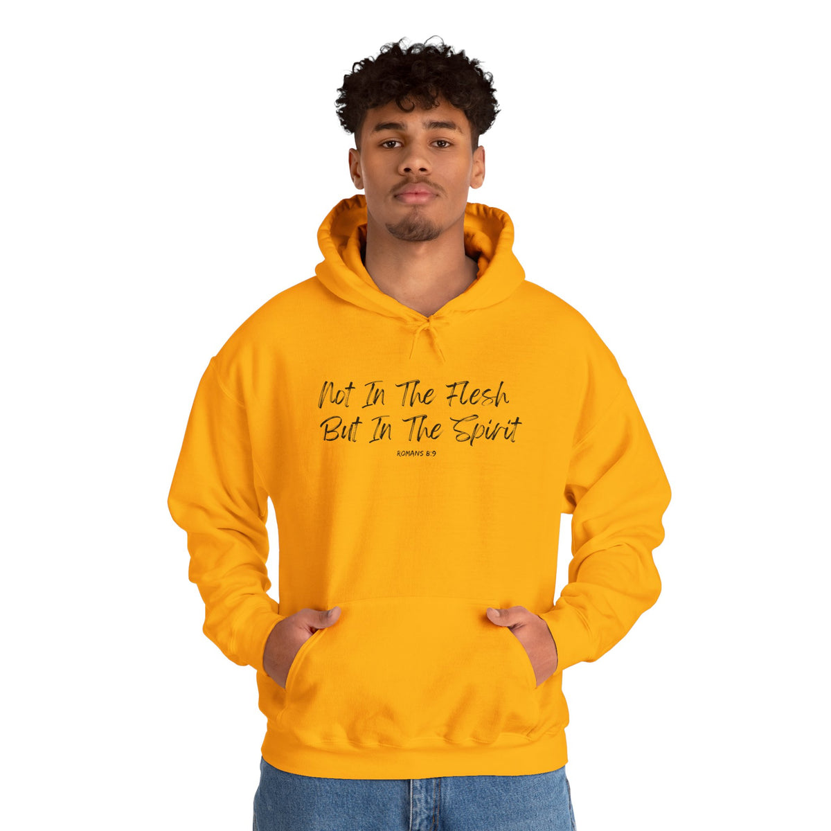 Not in the Flesh but in The Spirit- Unisex Heavy Blend™ Hooded Sweatshirt
