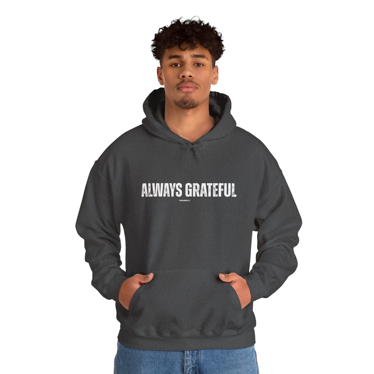 Always Grateful | Men's Heavy Blend™ Hooded Sweatshirt
