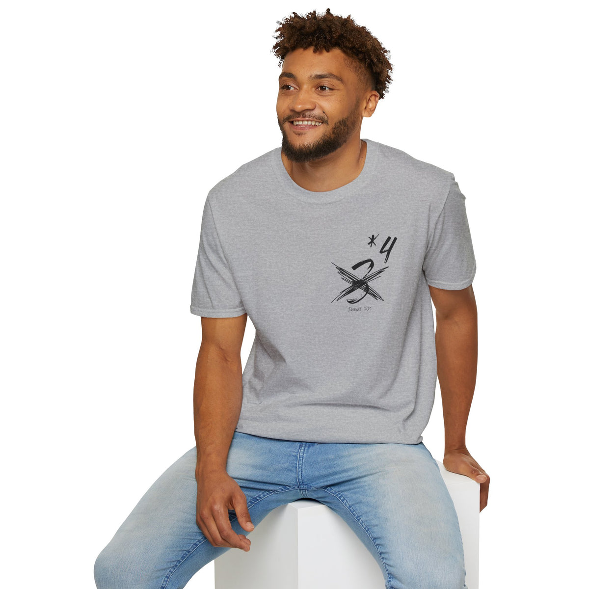 Not Just Three- Unisex Softstyle T-Shirt