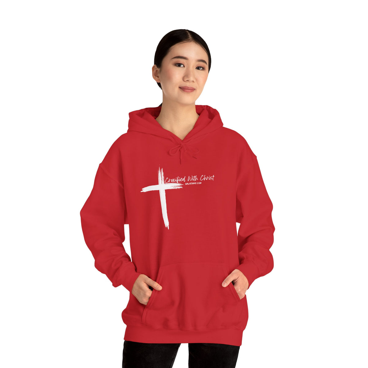 Crucified With Christ Ver.2- Unisex Heavy Blend Hoodie
