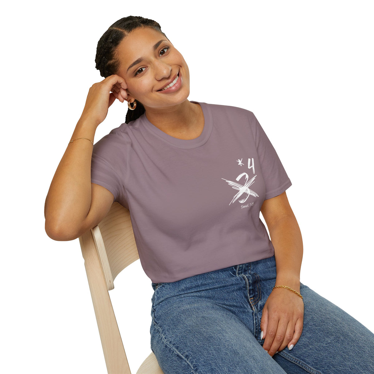 Not Just Three- Unisex Softstyle T-Shirt