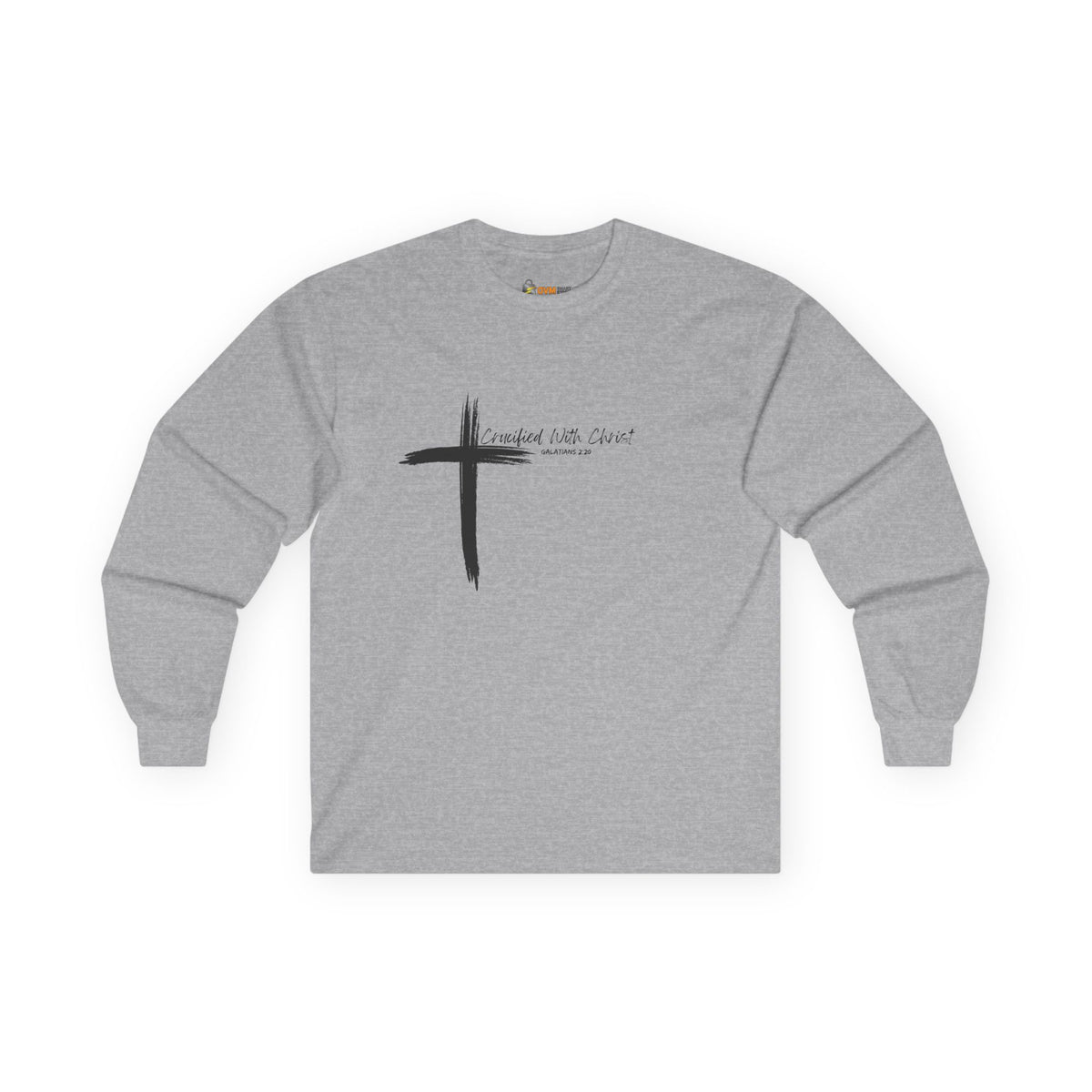 Crucified With Christ Ver.2- Faith-Inspired Unisex Long Sleeve Tee