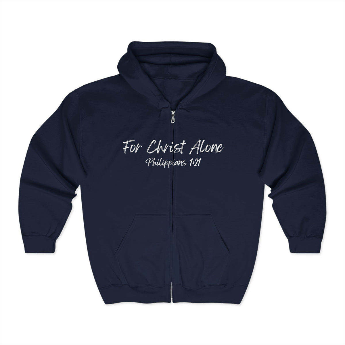 For Christ Alone | Unisex Heavy Blend™ Full Zip Hooded Sweatshirt