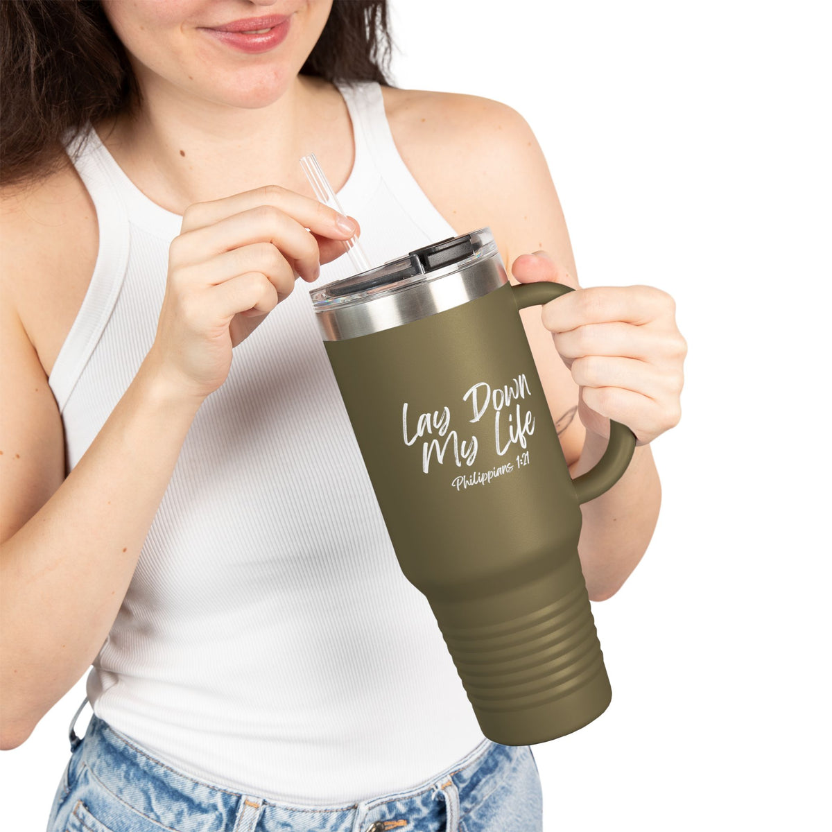 Lay Down My Life- Insulated Travel Mug, 40oz
