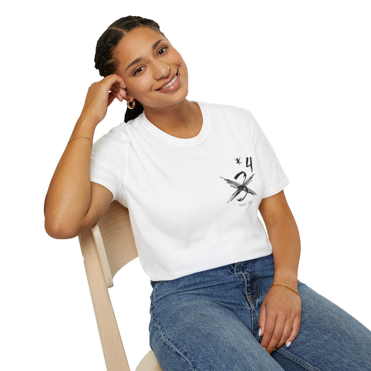 Not Just Three- Unisex Softstyle T-Shirt