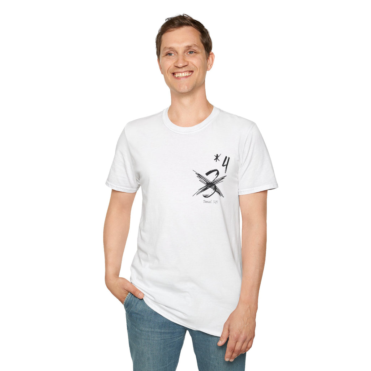 Not Just Three- Unisex Softstyle T-Shirt