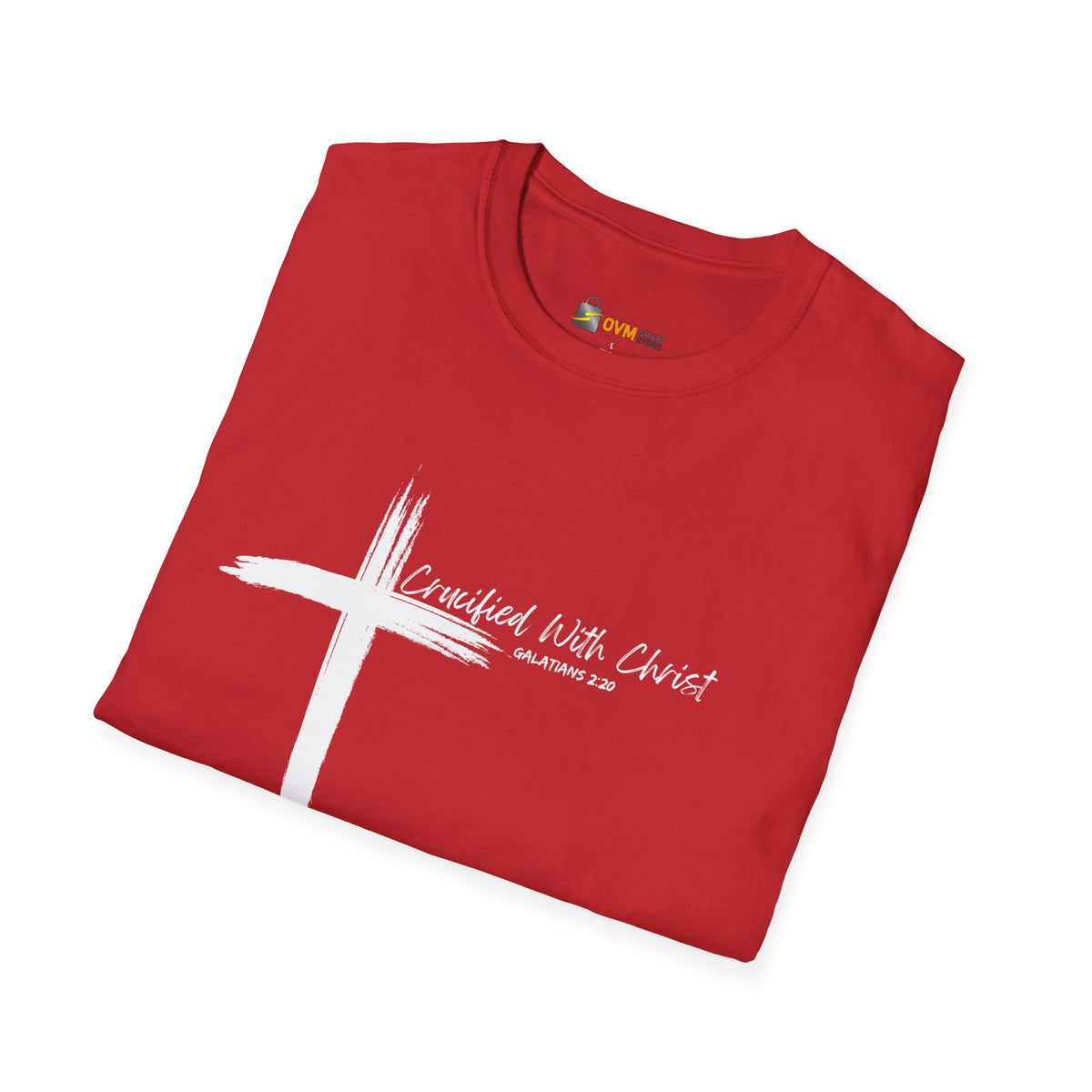 Crucified With Christ Ver.2- Unisex Softstyle T-Shirt