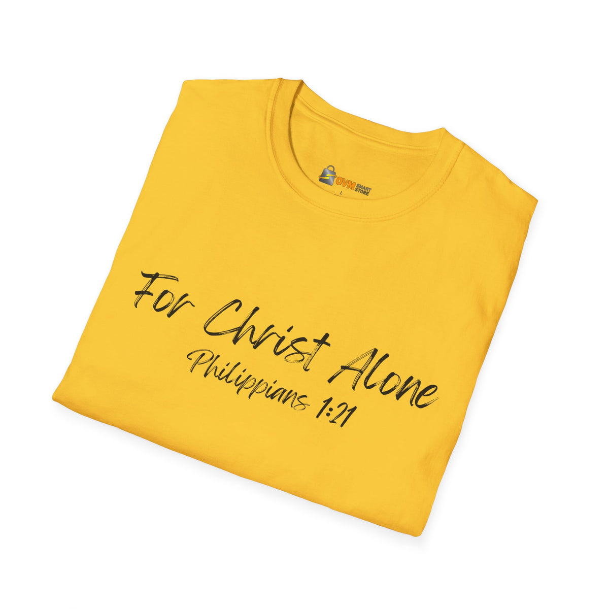 For Christ Alone- Unisex Softstyle T-Shirt