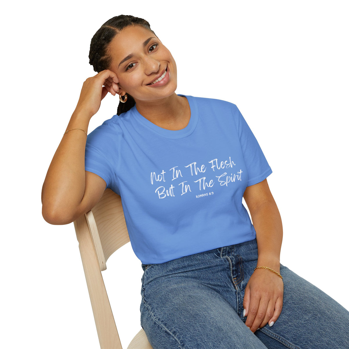 Not In the Flesh but in The Spirit- Unisex Softstyle T-Shirt