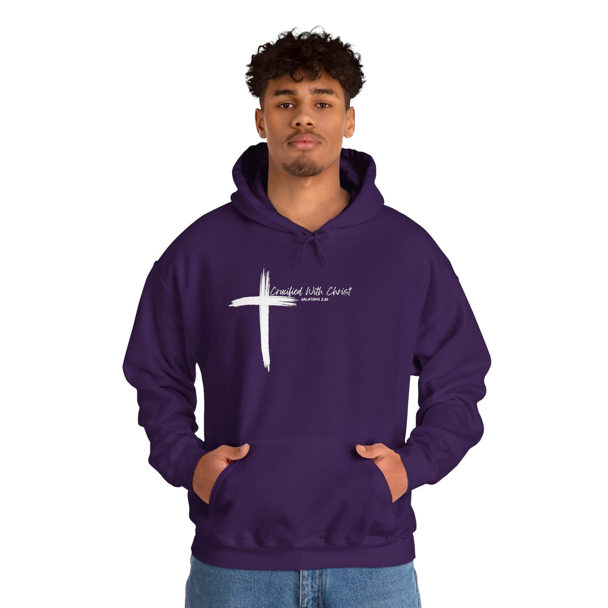 Crucified With Christ Ver.2- Unisex Heavy Blend Hoodie