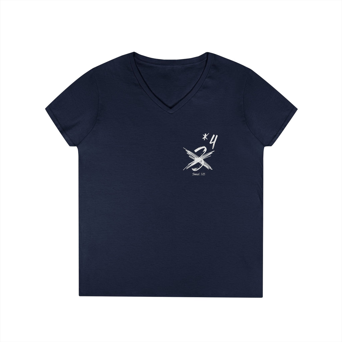 Not Just Three- Ladies' V-Neck T-Shirt