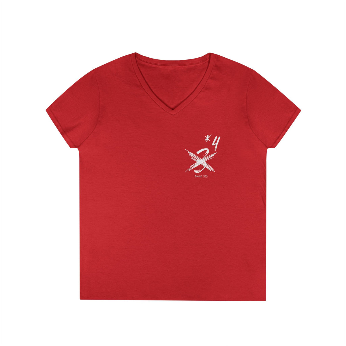 Not Just Three- Ladies' V-Neck T-Shirt