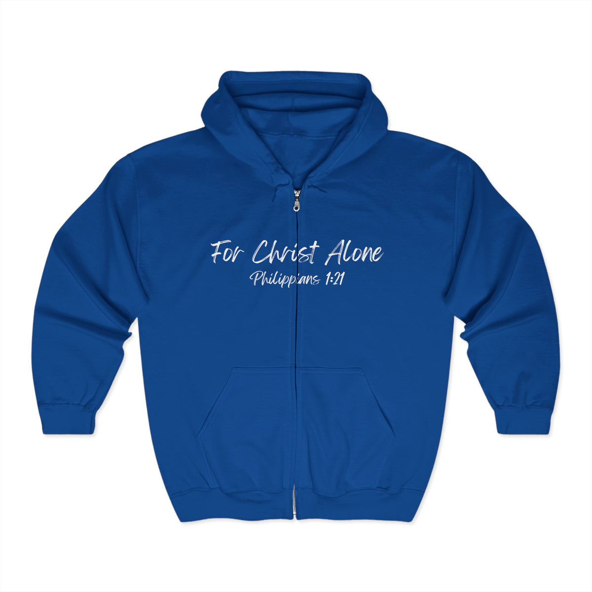 For Christ Alone | Unisex Heavy Blend™ Full Zip Hooded Sweatshirt