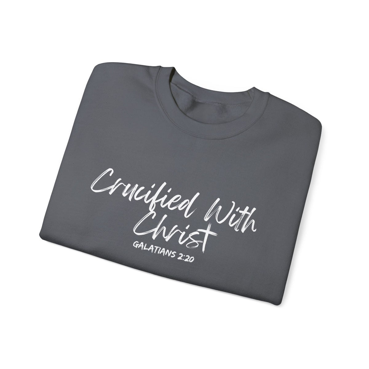 Crucified With Christ- Unisex Heavy Blend™ Crewneck Sweatshirt