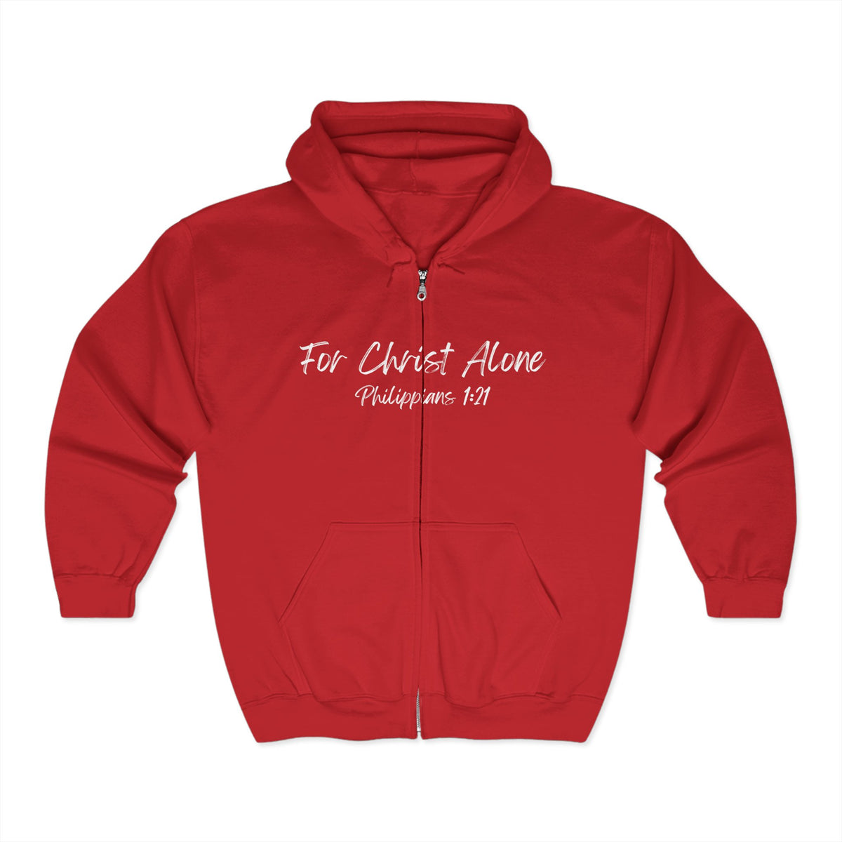 For Christ Alone | Unisex Heavy Blend™ Full Zip Hooded Sweatshirt