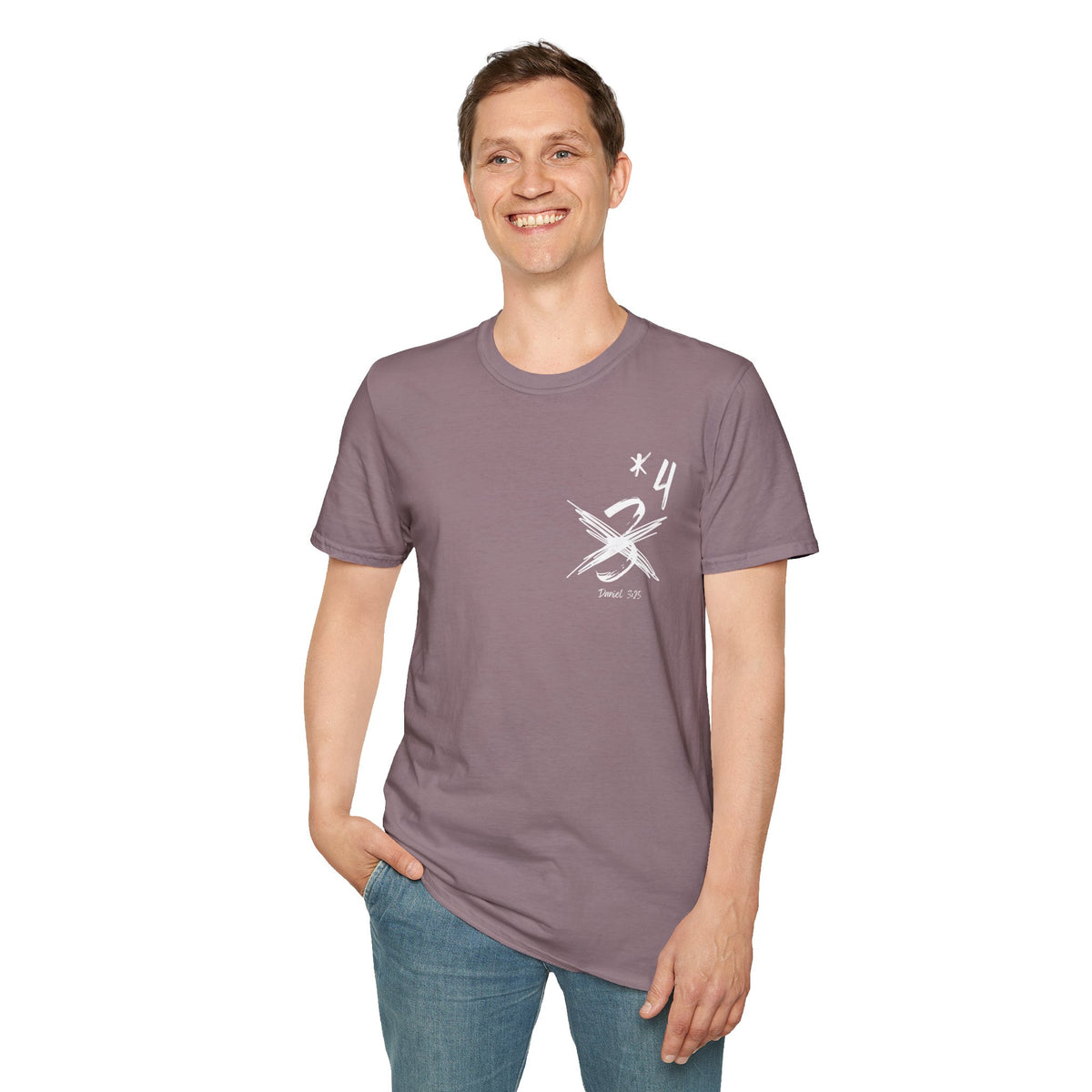 Not Just Three- Unisex Softstyle T-Shirt