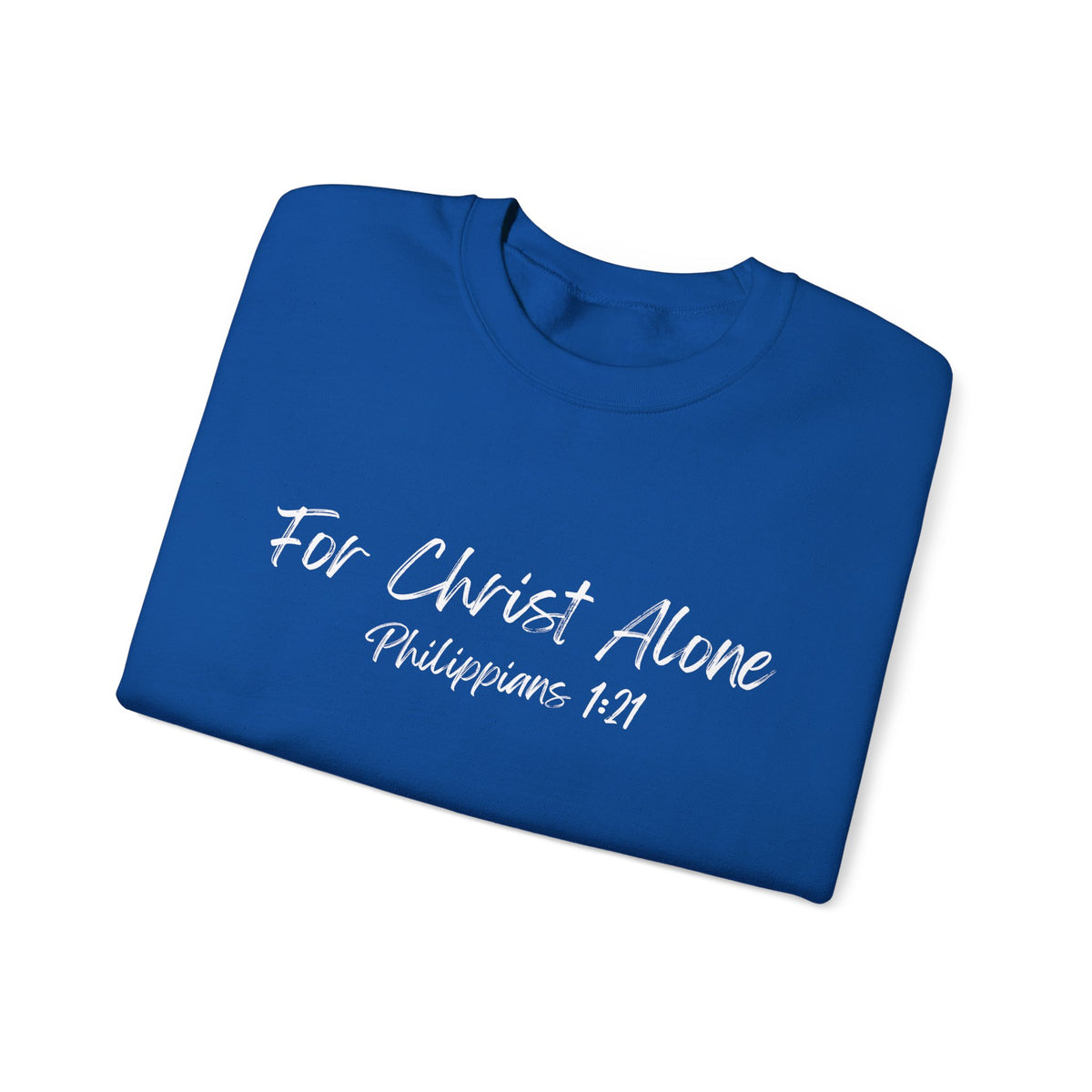 For Christ Alone- Unisex Heavy Blend™ Crewneck Sweatshirt