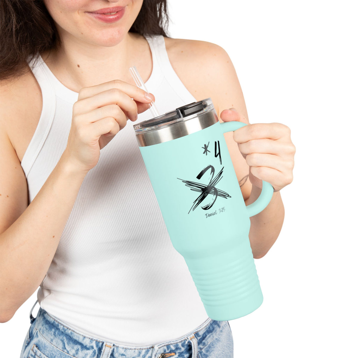 Not Just Three- Insulated Travel Mug, 40oz