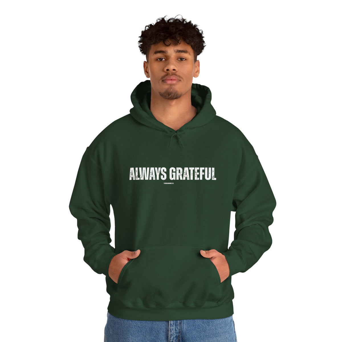 Always Grateful | Men's Heavy Blend™ Hooded Sweatshirt