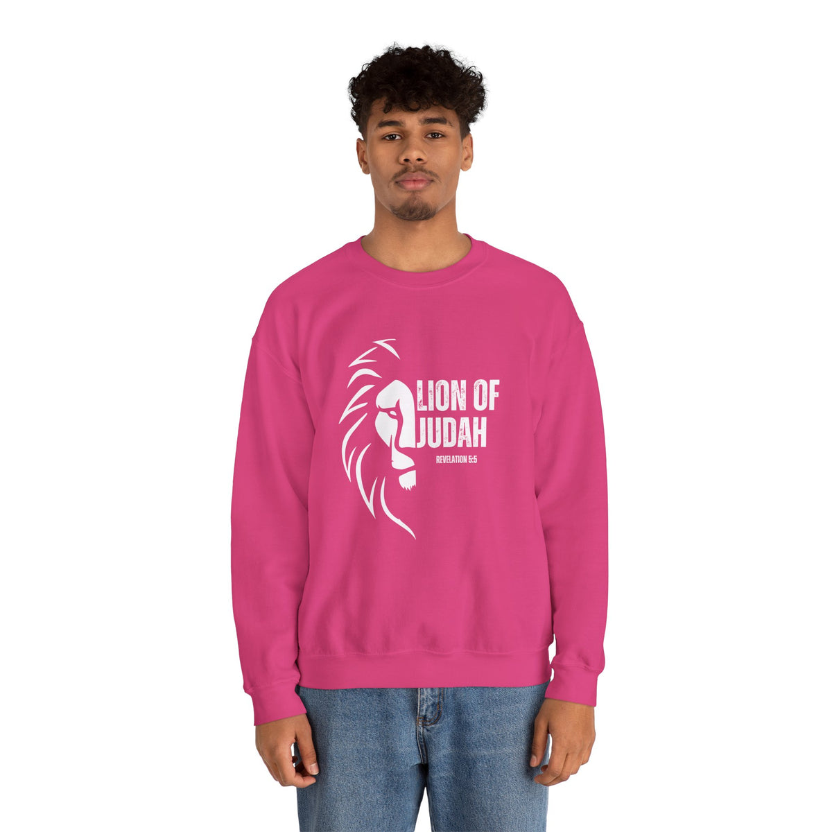 Lion Of Judah- Unisex Heavy Blend™ Crewneck Sweatshirt