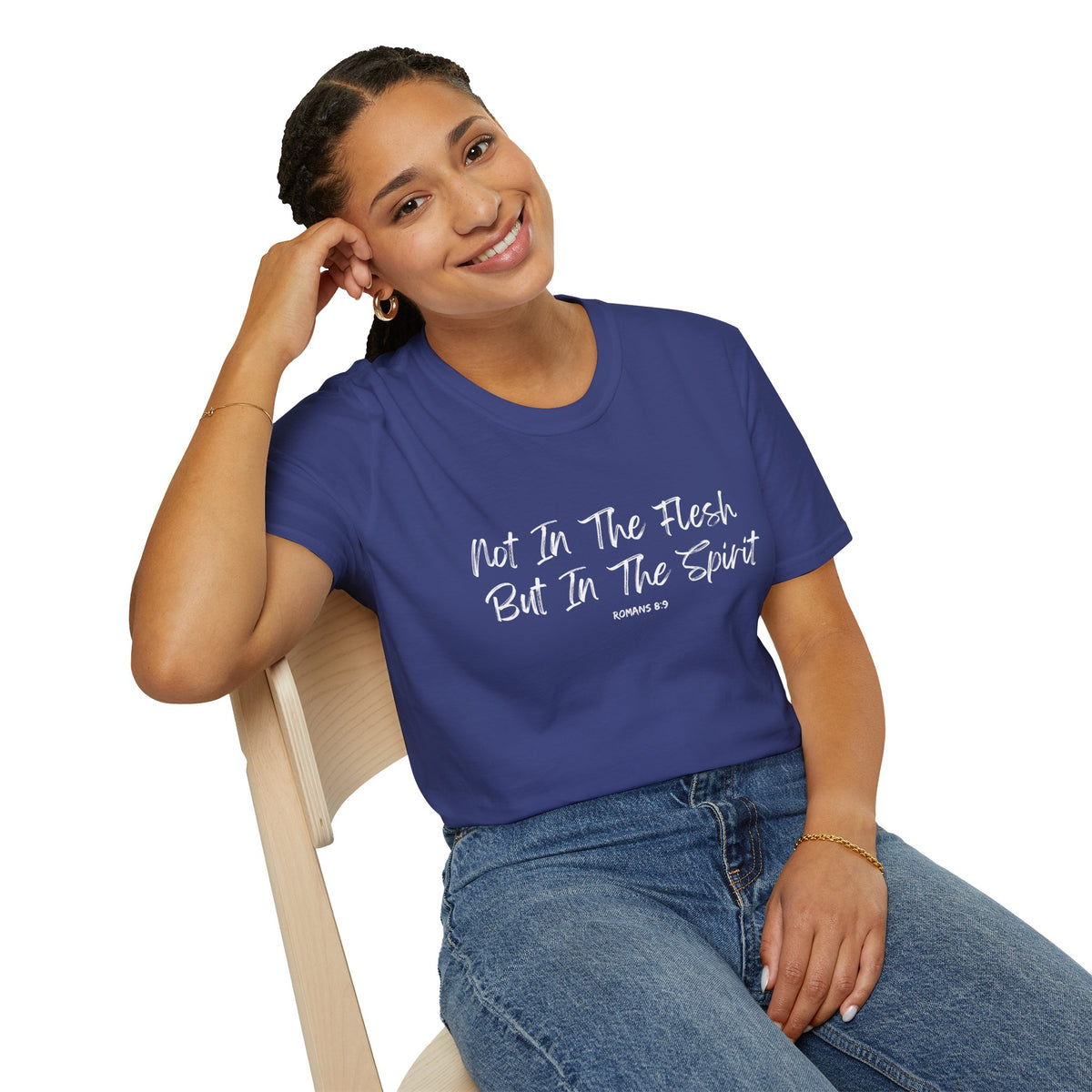 Not In the Flesh but in The Spirit- Unisex Softstyle T-Shirt
