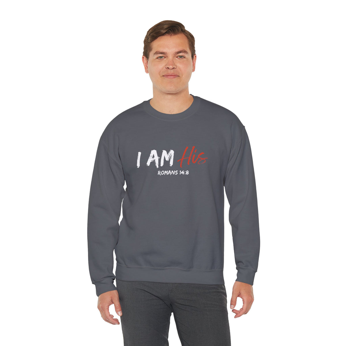 I Am His- Unisex Heavy Blend™ Crewneck Sweatshirt
