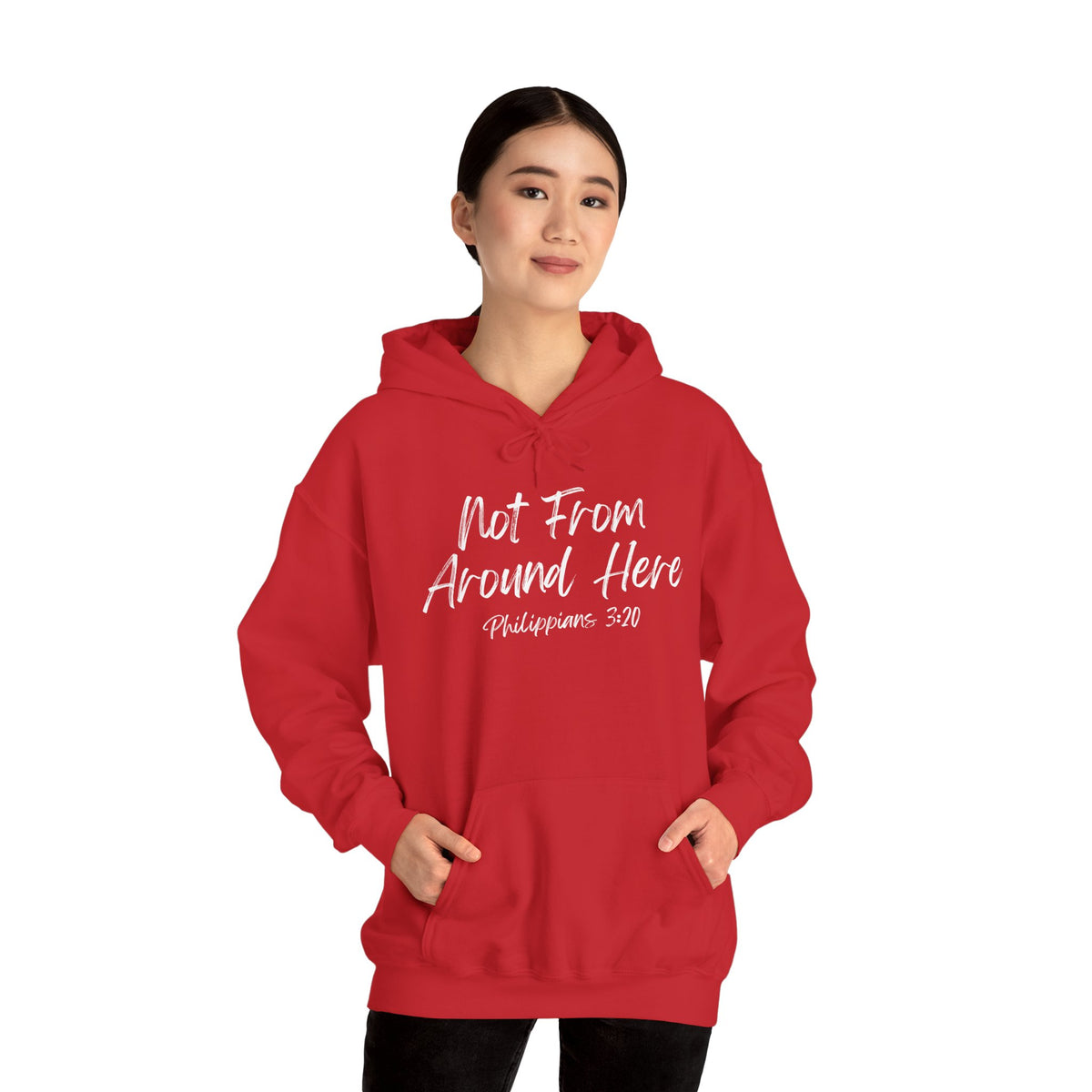 Not From Around Here- Unisex Heavy Blend™ Hooded Sweatshirt