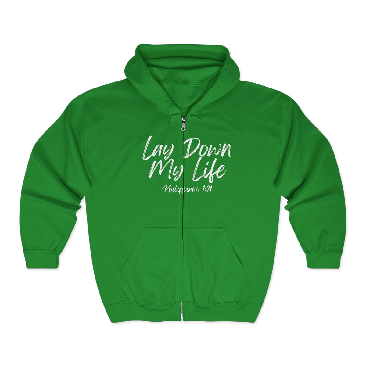 Lay Down My Life | Unisex Heavy Blend™ Full Zip Hooded Sweatshirt